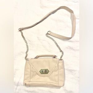 Steve Madden Beige Handbag with  Chain Strap